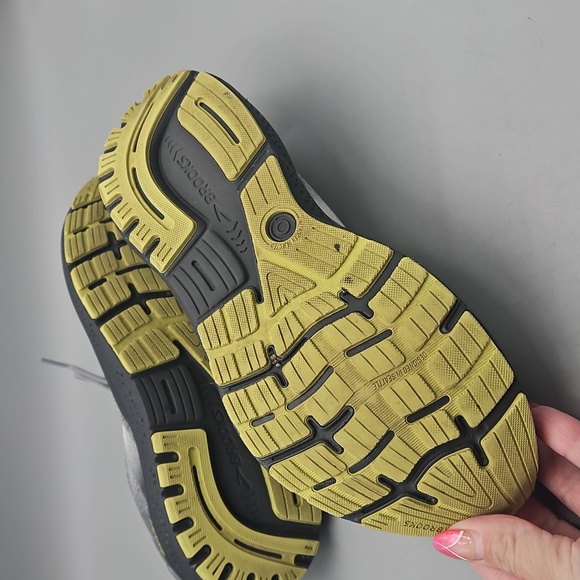 Brooks Ghost 16 Shoes Mens Size 9.5 Gray Sneakers Running Athletic Neutral Grey - Picture 12 of 13